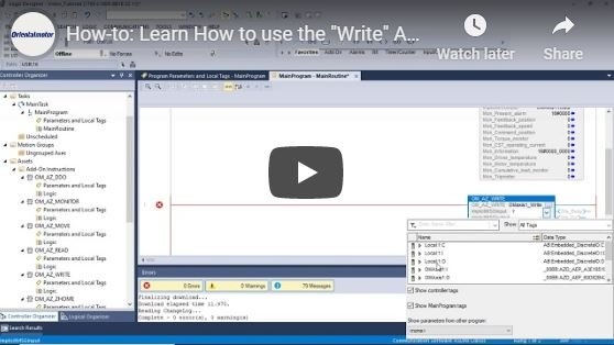 How-to: Learn How to use the "Write" AOI